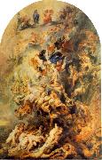 RUBENS, Pieter Pauwel Small Last Judgement oil painting artist